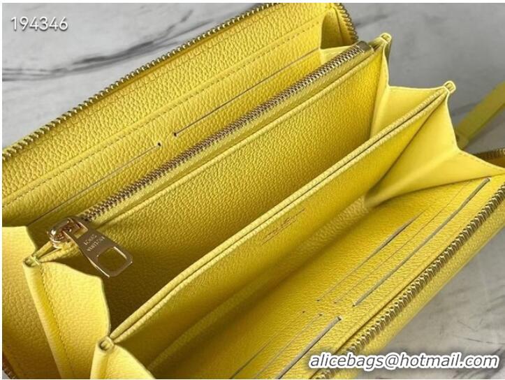 Top Quality Louis Vuitton ZIPPY WALLET M81427 Lemon Curd Yellow