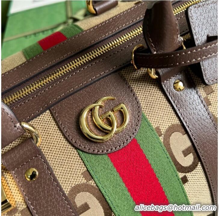 Luxury Grade Gucci Jumbo GG large duffle bag 696039 brown
