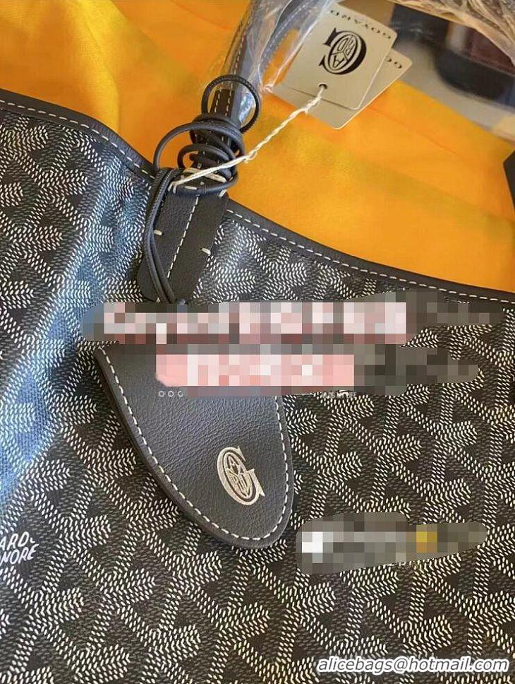 Super Quality Goyard Croc Universel Magnetic Bag/Fastening Bag Charm GY1407 Dark Grey