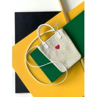 Luxury Cheap Goyard Original Claire Voie Tote Bag Mini 8003 Yellow/Heart