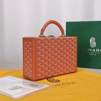 Grade Product Goyard Hotel Box Bag Clamecy Leather GY1409 Orange