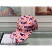 Reasonable Price Gucci Star Logo Print Baseball Hat G92851 Pink 2021