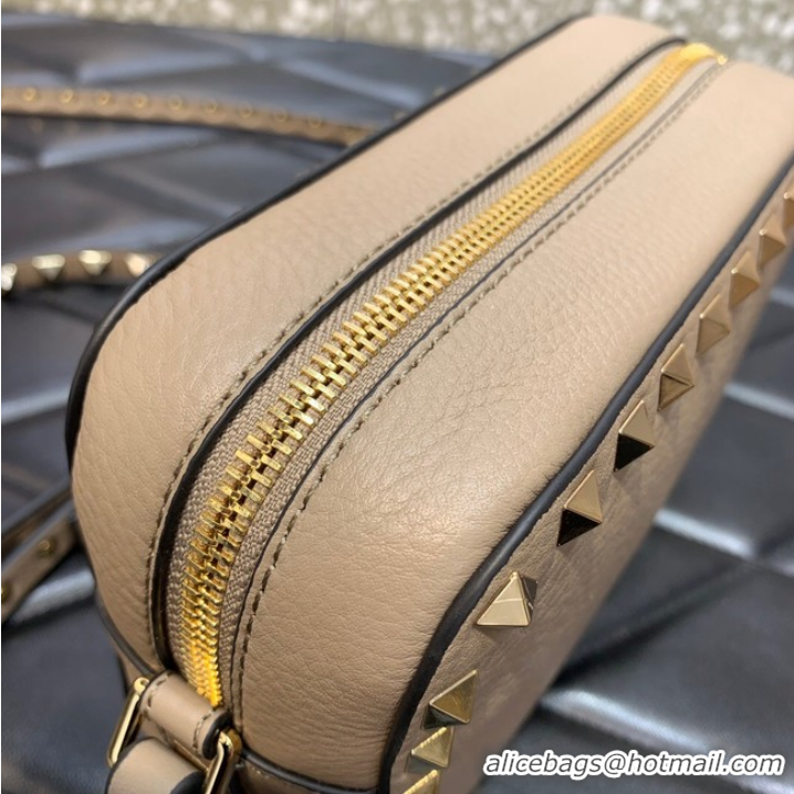Popular Style VALENTINO GARAVANI Calf leather bag 7719 apricot