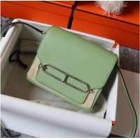 Youthful Hermes Roulis 19cm Evercolor 9D H9003 light green&Silver