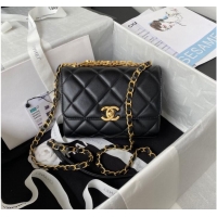 Buy Grade Chanel MINI FLAP BAG AS3239 black