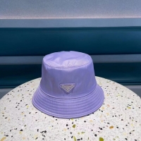 Spot Bulk Prada Re-Nylon Bucket Hat PA8741 Purple 2022