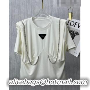 Super Quality Bottega Veneta Cotton T-shirt BVT052617 White 2022