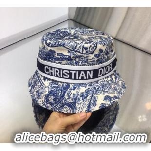 Luxury Best Dior Bucket Hat 21120208 Blue 2021