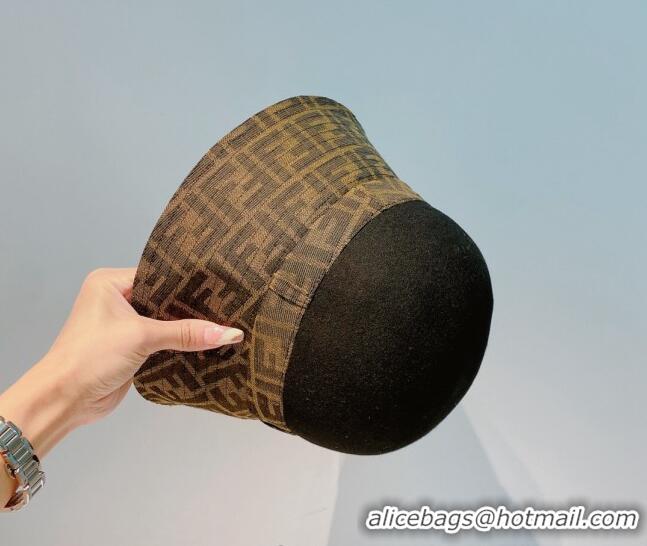 Popular Style Fendi Wool Bucket Hat FD2262 Black 2021
