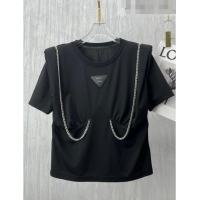Trendy Design Bottega Veneta Cotton T-shirt BVT052618 Black 2022