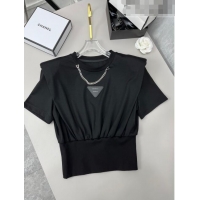 Super Quality Bottega Veneta Cotton T-shirt BVS52808 Black 2022