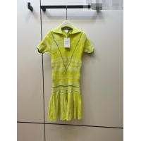 Reasonable Price Bottega Veneta Knit Dress BVD52810 Yellow 2022