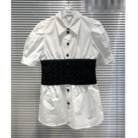Good Product Bottega Veneta Cotton Shirt CHS6713 Black 2022