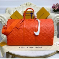 Famous Brand Louis Vuitton KEEPALL BANDOULIERE 50 M20963 Orange