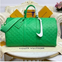 Reasonable Price Louis Vuitton KEEPALL BANDOULIERE 50 M20963 green