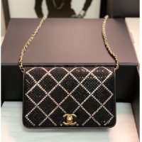 Most Popular Chanel WALLET ON CHAIN AP2853 Black