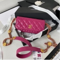 Traditional Specials CHANEL CLUTCH WITH CHAIN AP2860 Plum
