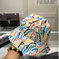 Famous Brand Fendi FF Vertigo Canvas Bucket Hat FD2518 Multicolor 2021