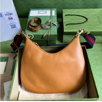 Original Cheap Gucci Attache large shoulder bag 702823 Dark orange leather