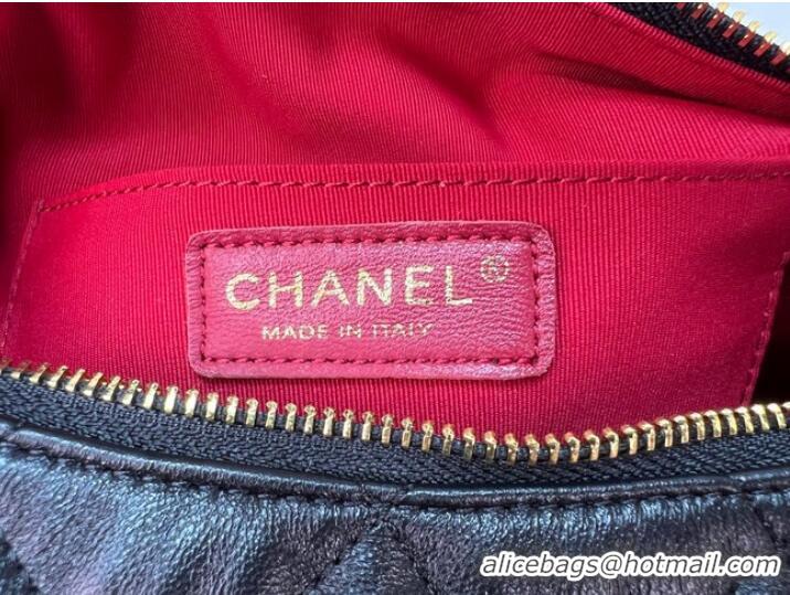 Buy Fashionable Chanel Lambskin Backpack AS3487 Black