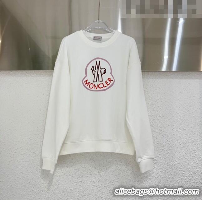 Good Taste Moncler Cotton Sweater MS90308 White 2022