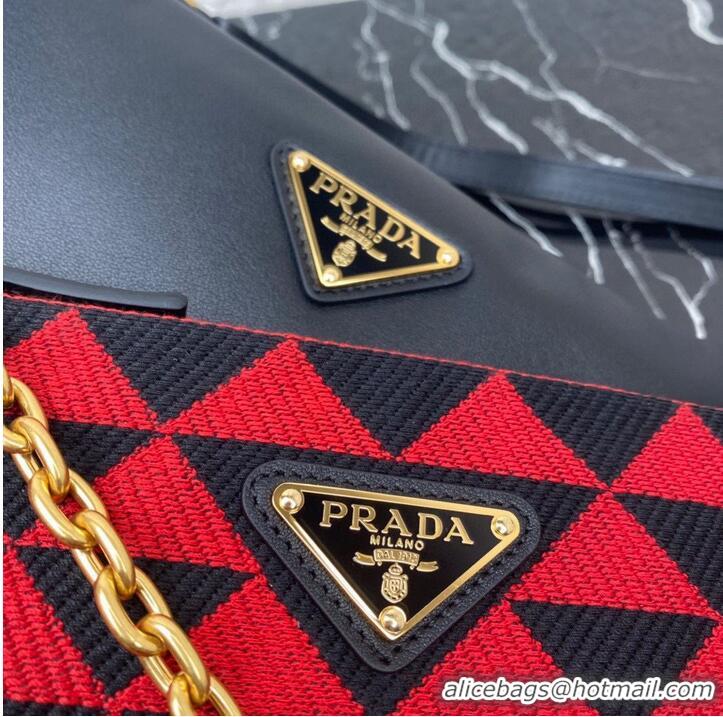 Good Product Prada Original Leather Bag 1BC176 Red
