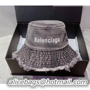 Buy Cheap Balenciaga Denim Hat CH81709 Black 2022