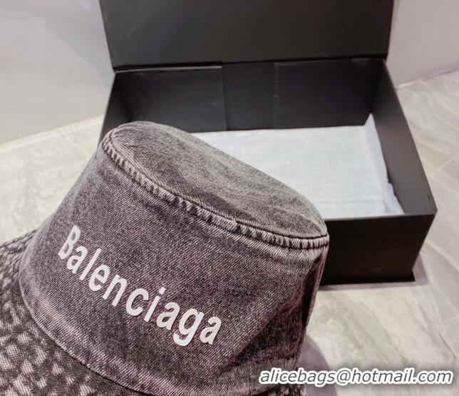 Buy Cheap Balenciaga Denim Hat CH81709 Black 2022