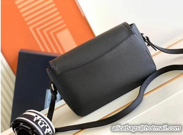 Promotional Prada Leather bag with shoulder strap 1DB443 black