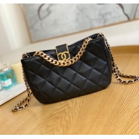 Super Quality Chanel SMALL HOBO BAG AS3476 Black