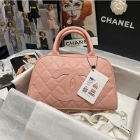Affordable Price CHANEL Bowling Bag AS3034 pink