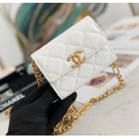 Affordable Price CHANEL CLUTCH WITH CHAIN 81156 WHITE