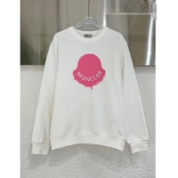 Promotional Moncler Cotton Sweater MS90307 White/Pink 2022