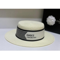 Famous Brand Gucci Straw Wide Brim Hat GH31511 Light Beige 2022