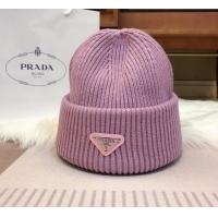 Shop Discount Prada Knit Hat 083151 Purple 2022