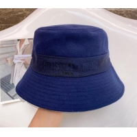 Best Price Dior Reverse Bucket Hat 092409 Blue 2022