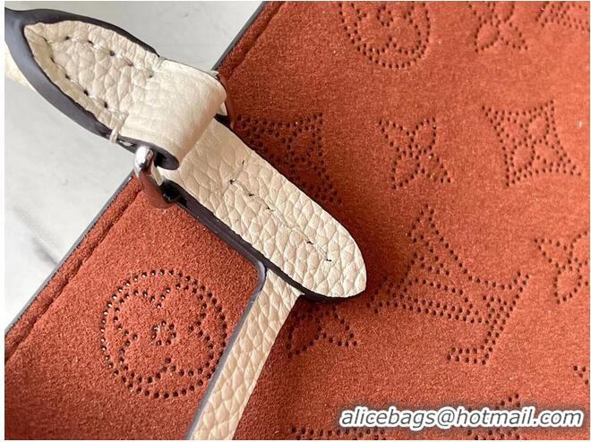 Good Product Louis Vuitton Mahina Leather Bella Tote Bag M59203 Beige