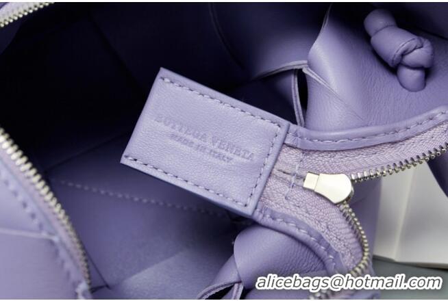 Good Product Bottega Veneta Mini Cassette Camera Bag 701915 Purple