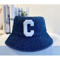 Promotional Celine Denim C Bucket Hat CE3026 Navy Blue 2021