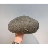Reasonable Price Celine Beret Hat 110437 Grey 2021