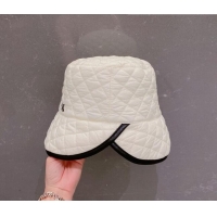 Shop Fashion Celine Shearling Bucket Hat 092403 White 2022