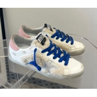 Good Product Golden Goose GGDB Super-Star Sneakers in Leather and Shearling White 2101004
