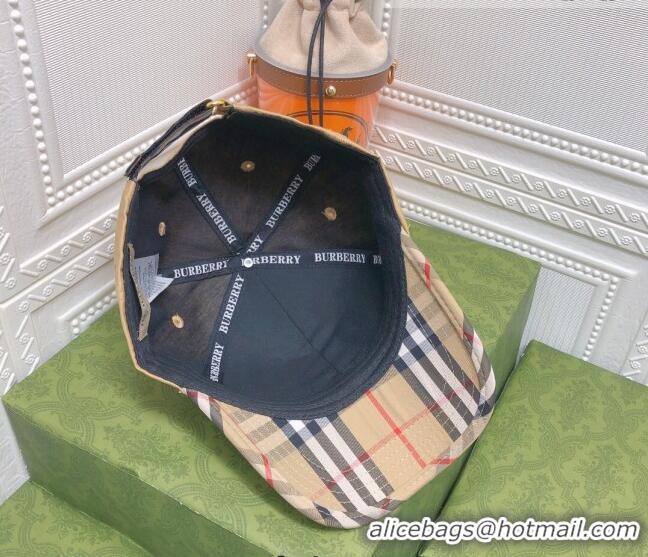 Traditional Specials Burberry Baseball Hat 0310143 Beige 2022