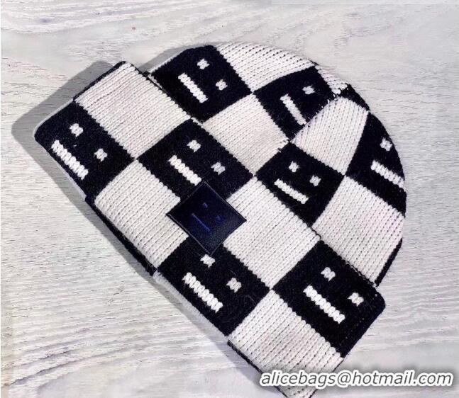 Famous Brand Acne Studios Knit Hat 101954 Black 2022