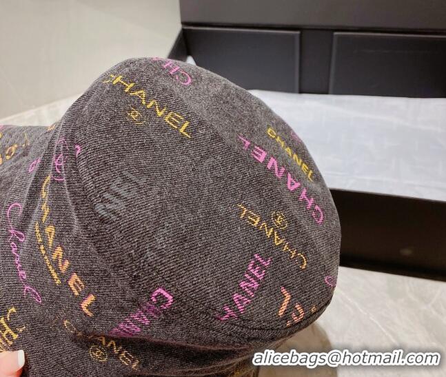 Reasonable Price Chanel Logo Allover Bucket Hat 031045 Dark Gray 2022