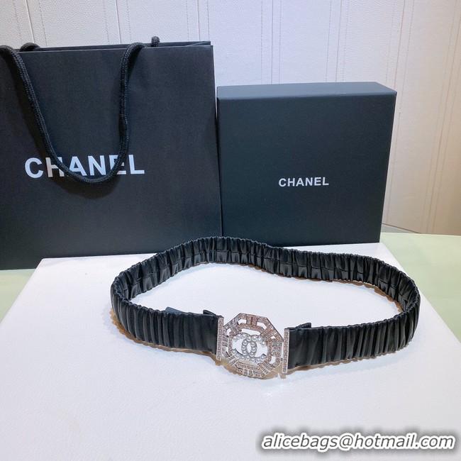 1:1 aaaaa Chanel 30MM Leather Belt 7114-1