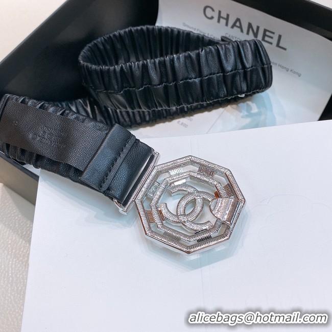 1:1 aaaaa Chanel 30MM Leather Belt 7114-1