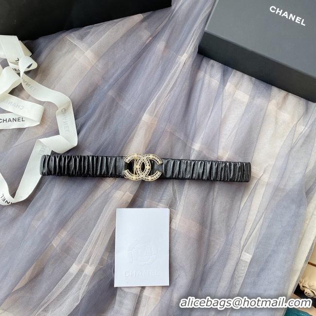 Perfect Chanel 30MM Leather Belt 7114-2