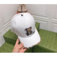 Super Quality Burberry Baseball Hat 0310142 White 2022