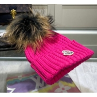 Cheapest Moncler Knit Wool Hat M101922 Rosy 2022